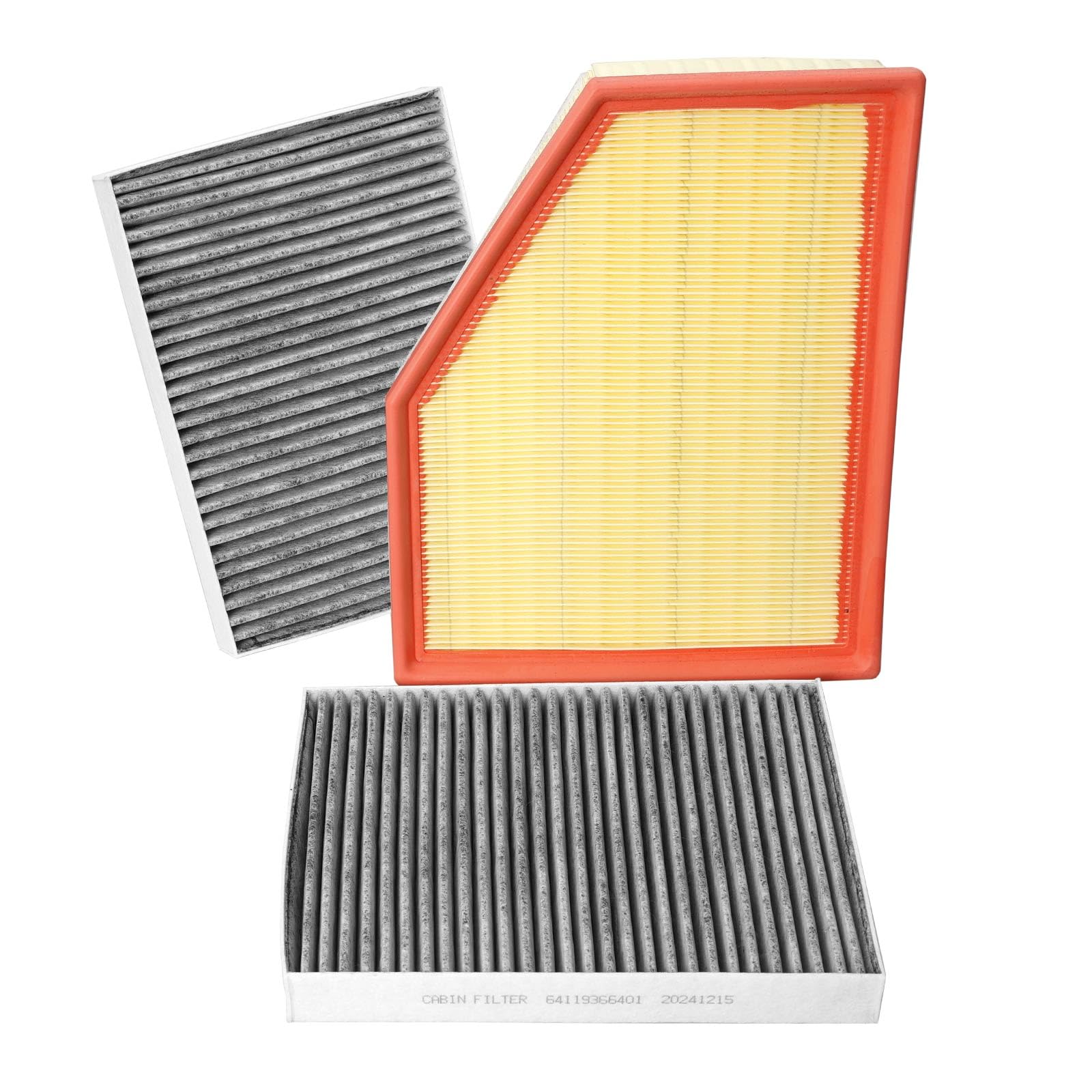 Photo 1 of 3.0L Cabin Air Filter & Engine Air Filter Compatible with 2019-2024 BMW X5 X6 X7, 2017-2024 BMW 530i 540i 530e 740i 840i - Replaces 64119366401, 64115A1BDB6(3 Pack)