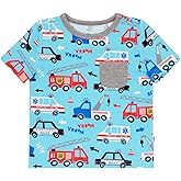 Little Sleepies Short Sleeve Relaxed Pocket Tee for Boys and Girls