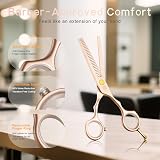 Purple Dragon 5.5 Inch Titanium Hairdressing Scissors Set Professional view 6