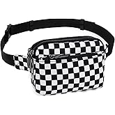 UTO Fanny Pack for Women Crossbody Trendy Fashion Belt Purse Chest Waist Hip Bumbag for Outdoor Shopping Travel Hiking