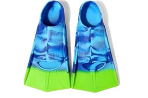 Fanwill Kids Swim Fins,Short Fins Swimming Flippers for Lap Swimming and Training for Child,Girls,Boys