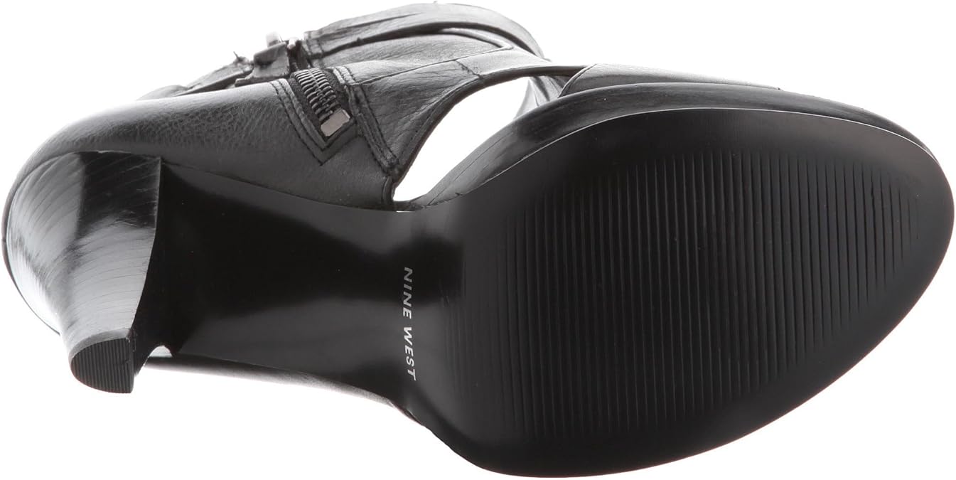 nine west open toe booties