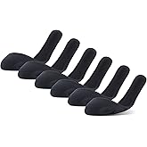 Peds Women's Cushioned Insole Liner, 6-Pairs, Black, Shoe Size: 5-10