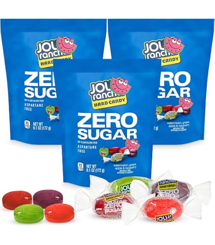 Jolly Rancher ZERO SUGAR FREE Grape Hard Candy - 16oz Bag (1 Pound