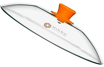 Vented Microwave Glass Food Plate Cover Lid with Firm Grip Silicone Handle and Hardened Safe Tempered Glass Design - Bundle