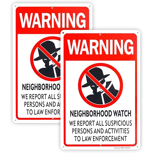●NEIGHBORHOOD WATCH Neighborhood Watch Sign - Save 10% Instantly