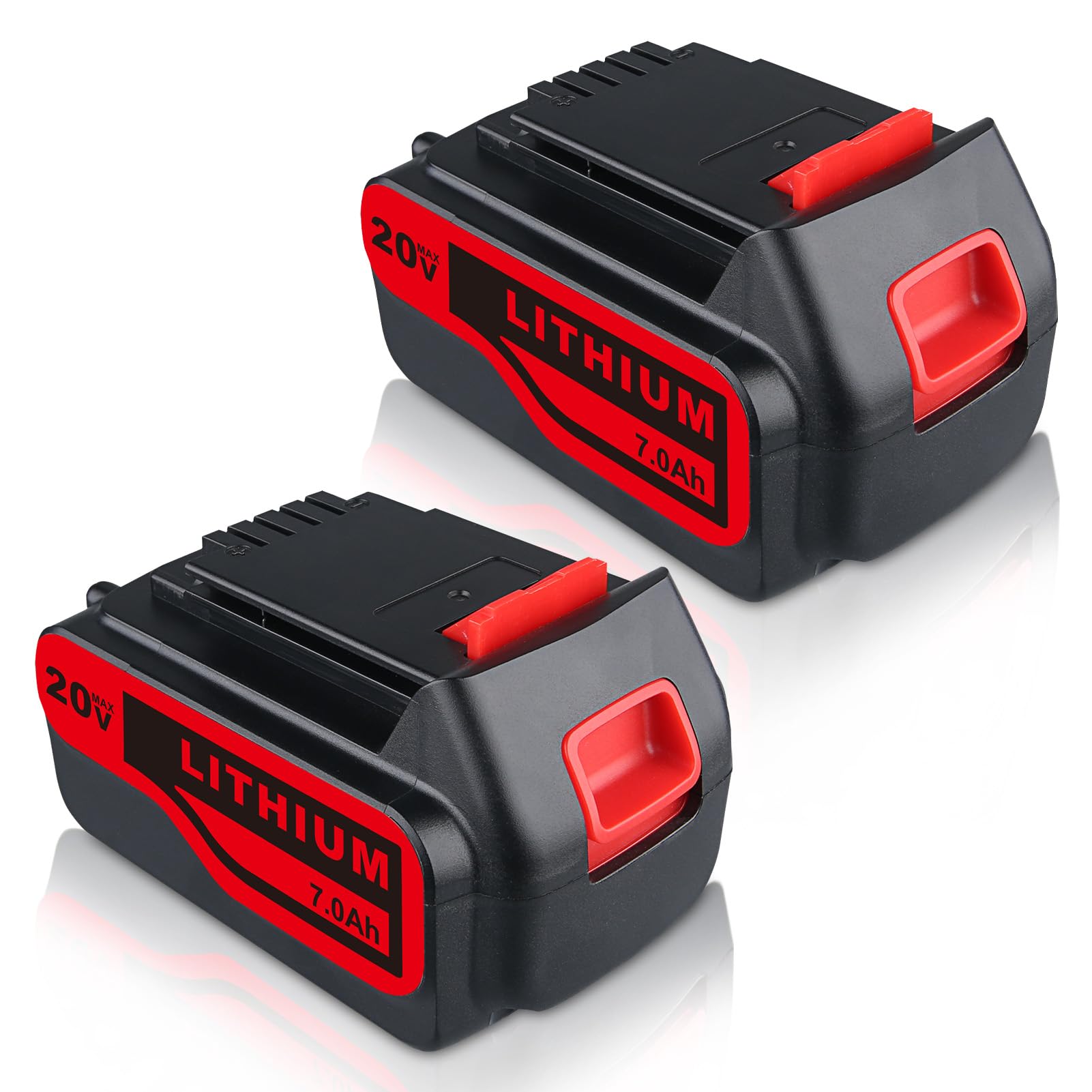 Photo 1 of ***MISSING ONE -SELLING AS IS *** VANON LB2X4020 7.0Ah 20V Lithium Battery Replacement for Black and Decker 20 Volt Max Lithium Battery, Compatible with Black and Decker 20v Cordless Power Tools LBXR20 LBXR20-OPE LBX4020 LST220 1 Pack