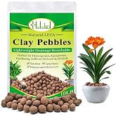 Halatool 10LB Leca Clay Pebbles for Plants, 4-16mm Hydro Balls for Drainage | Reusable Expanded Clay Pebbles, Natural Clay for Root Rot Prevention, Hydroponics, Terrariums, Top Dressing, Potted Plants