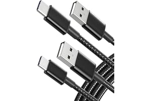 TCKN Charger Charging Cord for Xbox Series X/S,PS5/PS5 Pro Controller,Xbox Elite Series 2,Switch Pro Controller USB Type C Nylon Braided Cable Replacement (2 Pack,10 FT)