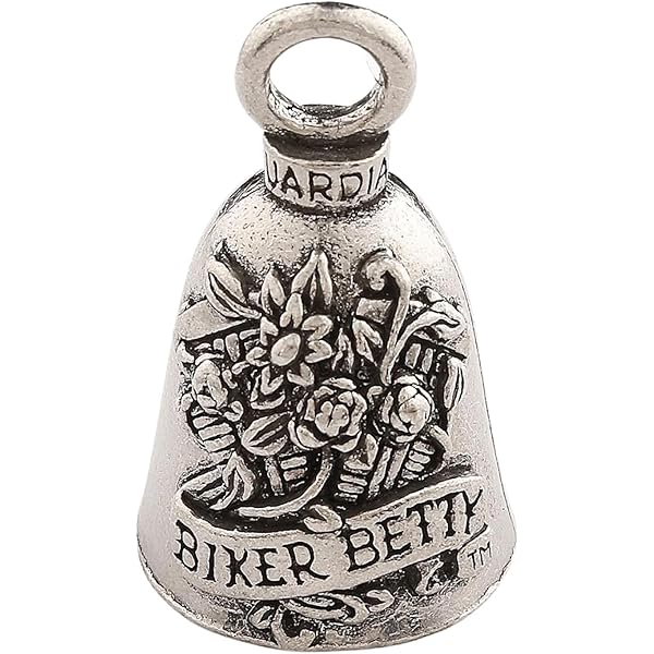 Guardian Bell Motorcycle Guardian Bell Lady Rider Bell Good Luck Bell W/ Keyring & Black Velvet Gift Bag | Motorcycle Bell | Lead-Free Pewter | Good Luck Gift To Guardian Bike Clochette Pour