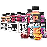 Protein2o Hydration Drink - 2-in-1 Liquid Clear Whey Protein Isolate and Electrolyte Drink - 15g Protein, Vitamins B5, B6 - Post-Workout Recovery - 16.9 Fl Oz - 12 Count Flavor Fusion Variety Pack