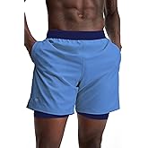 Fabletics Men's The Fundamental Short (Lined), Workout, Running, Training, Gym, Yoga, Ultra Lightweight, Athletic