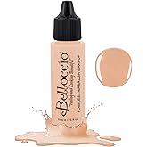 Belloccio's Professional Cosmetic Airbrush Makeup Foundation 1/2oz Bottle: Blanc- Light with Yellow Undertones