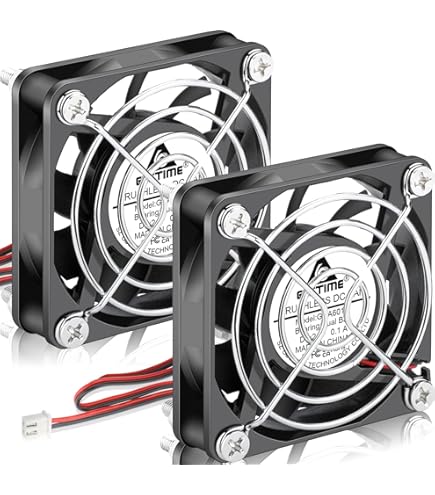 ANVISION 2-Pack Ventola Di Raffreddamento Senza Spazzole DC 5 V, 40 Mm X 10 Mm - 9