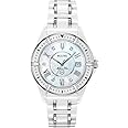 Bulova Ladies' Marine Star 'Series L' 3-Hand Day Date Quartz Diamond Ceramic Watch, Sapphire Crystal, 100M Water Resistant, M
