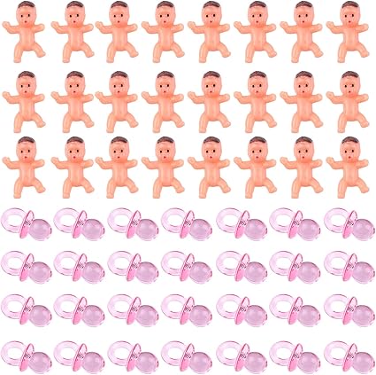 mini plastic pacifiers