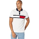 Tommy Hilfiger Men's Short Sleeve Cotton Pique Flag Polo in Regular Fit