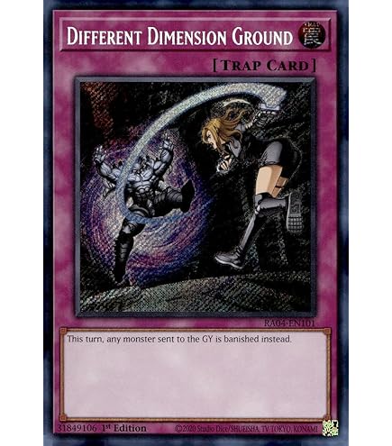 Amazon.com: Yu-Gi-Oh! - Different Dimension Ground - DUDE-EN045 - Ultra  Rare - 1st Edition