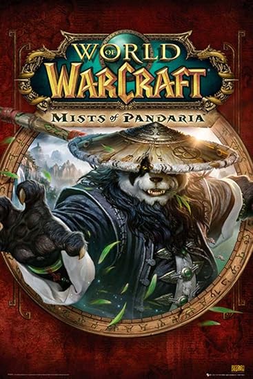 World of Warcraft - Mists of Pandaria Cover - Games Poster Wow - Grösse 61x91,5 cm + 1 Ü-Poster der Grösse 61x91,5cm