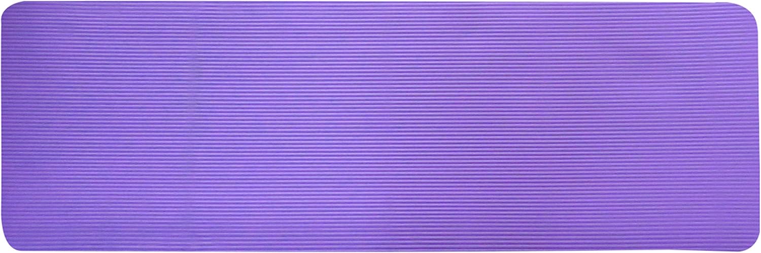 Balance From BFGY-AP6PP Go Yoga All Purpose Anti-Tear Exercise Yoga Mat with Carrying Strap, Purple, One Size : Sports & Outdoors