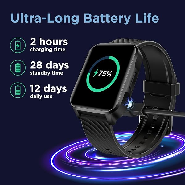 MOTOROLA MOTO WATCH 70 – HEALTH AND FITNESS SMARTWATCH FOR EVERY DAY WEAR, ADVANCED HEALTH FEATURES, UP TO 10 DAYS BATTERY LIFE – COMPATIBLE WITH ANDROID AND IOS, PHANTOM BLACK