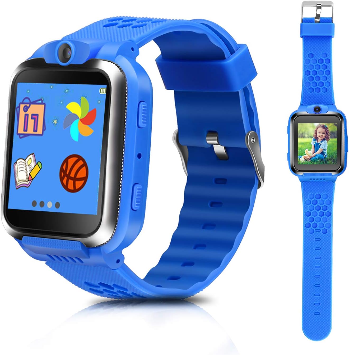 Smart Watches for Kids Digital Game Watches Toys Boys Girls Age 3-12 Learning Toys Smartwatches Touchscreen Puzzle Games Video Recording Camera Watches for Kids Birthday Gifts(Pink)