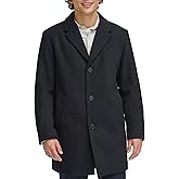 DOCKERS mens Henry Wool Blend Top Coat (Regular and Big & Tall Sizes)
