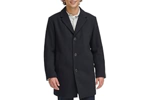 DOCKERS mens Henry Wool Blend Top Coat (Regular and Big & Tall Sizes)