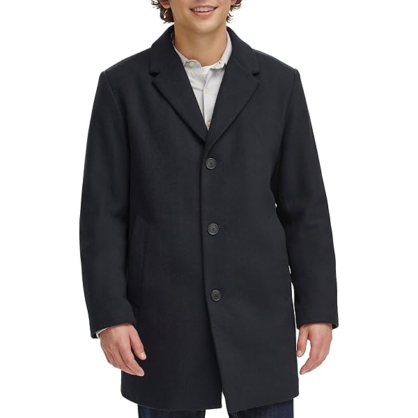 Jack Victor Mens Kai Wool Peacoat 40 Regular Navy Blue - NWT