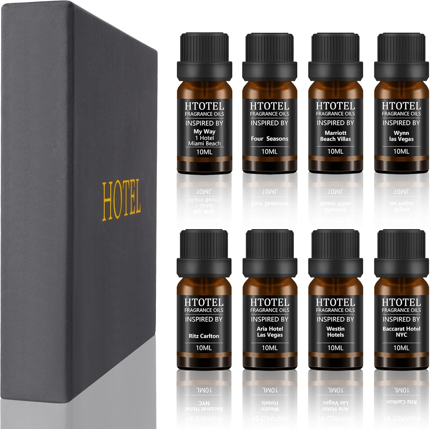 Photo 1 of Hotel Collection Diffuser Essential Oil Gift Set,Hotel Scents for Home,Stress Relief Air Freshening,Ritz Carlton,My Way,Westin,Wynn Las Vegas,Baccarat,Four Seasons,Aria,Marriott Beach Villas