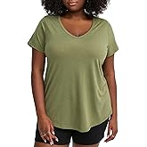 Torrid Women's Plus Size Girlfriend Signature Jersey Vneck Tee