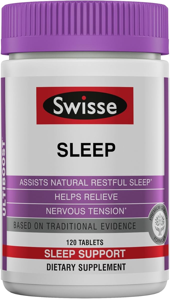 Swisse Ultiboost Sleep Supplement Herbal Based Bedtime Sleep Aid