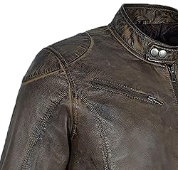 HANDSY Leather Jackets For Men - Leather Motorcycle