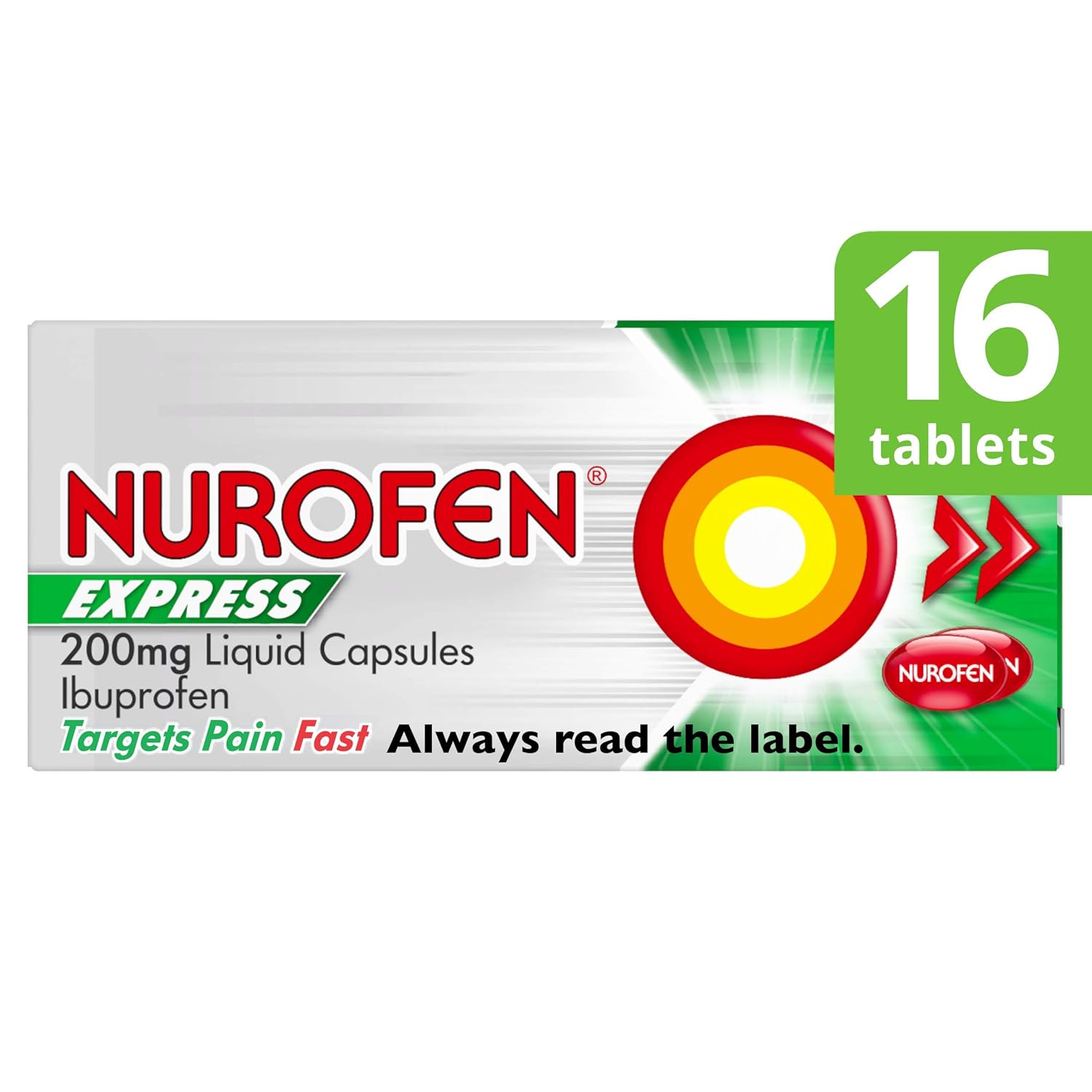 Nurofen Express Liquid Capsules Amazon.co.uk Health & Personal Care