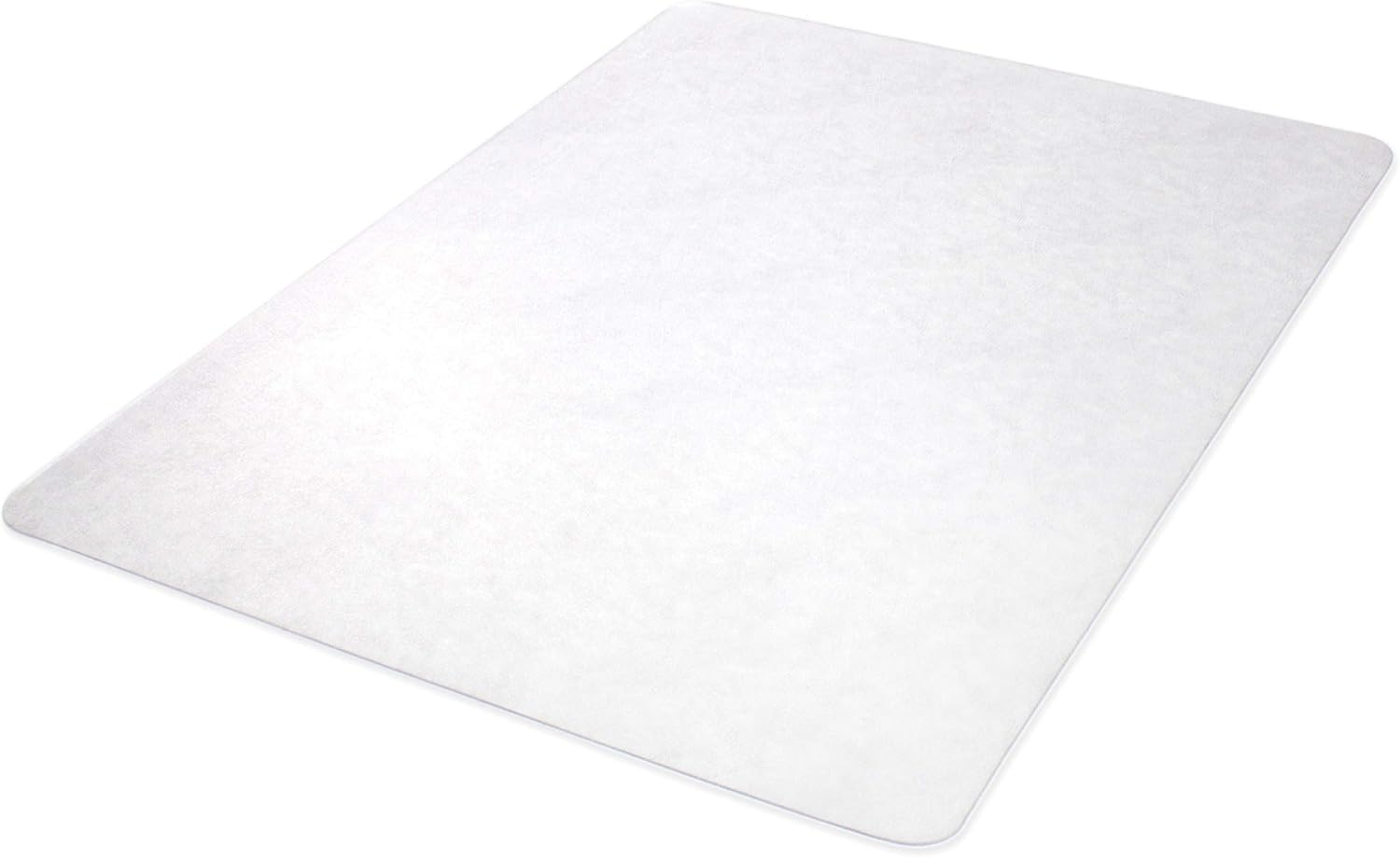 Lorell Nonstudded Design Hardwood Surface 48 x 36-Inch Vinyl Chair Mat, Clear: Kitchen & Dining