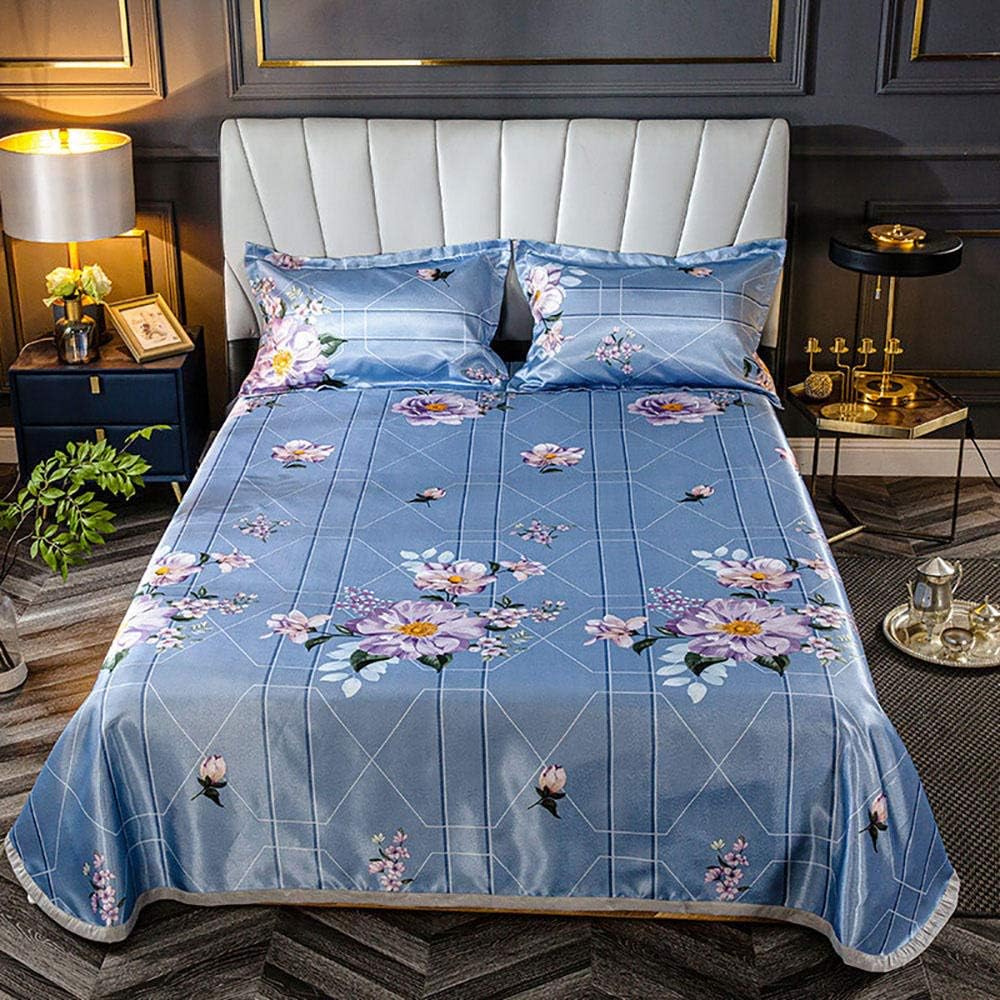 Napravi Rs 250cm Huakaimaoyi Tapis De Refroidissement Dete Simple Double Drap Plat Draps De Lit Pliable Couvre Lit Cool Mou Soie De Glace Cool Pad Literie 3 Pieces Set Une 230 Draps Et Taies D Oreillers Linge