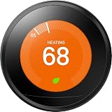Google Nest Learning Thermostat 3rd Gen Black - Smart Thermostat view 2