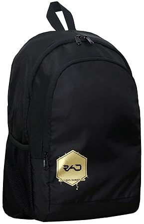 Rare And Demanded Polyester 20 Ltr Black Laptop Backpack