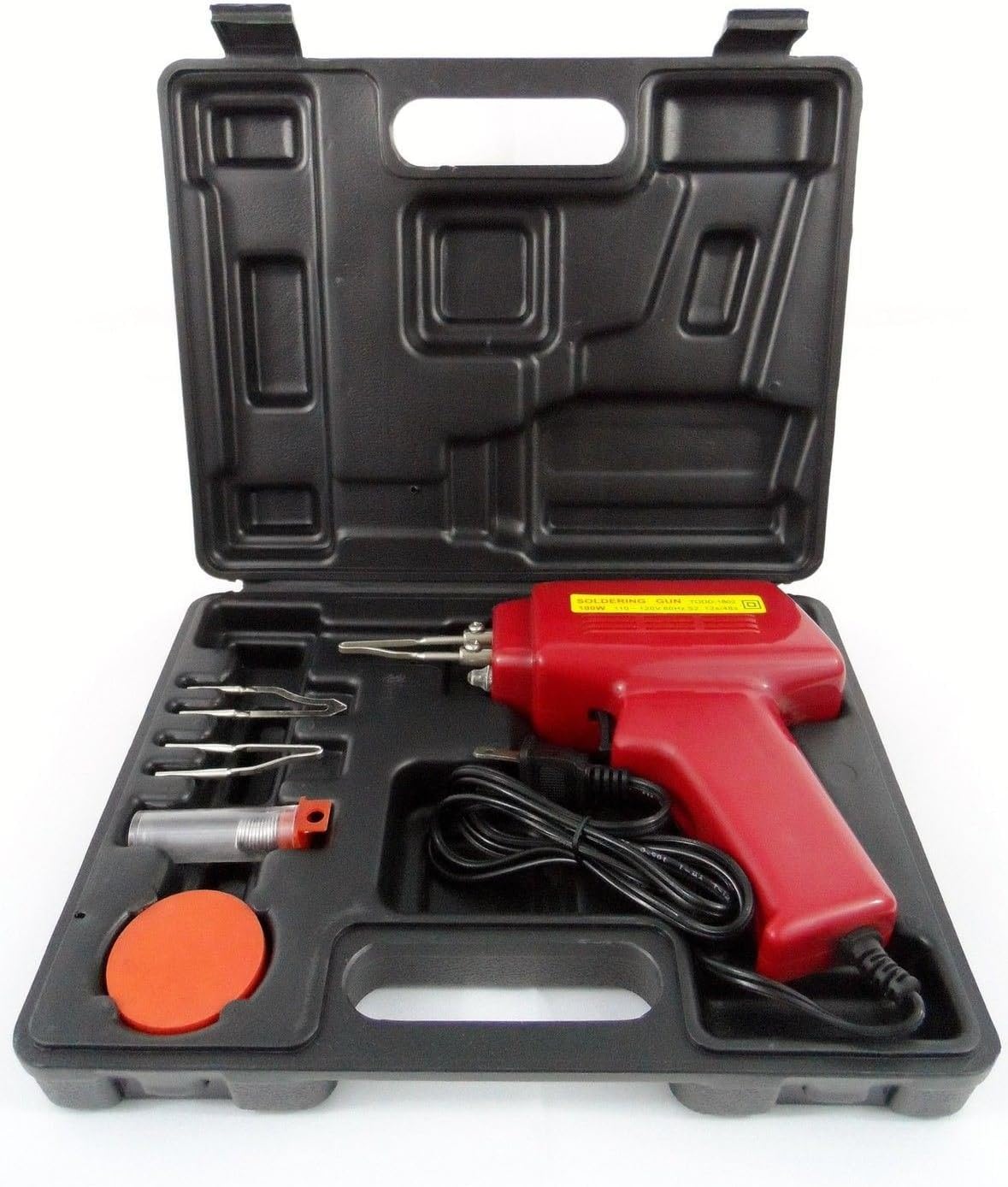 COLIBROX New 5pc 100w Soldering Gun Kit W/case Iron Solder Professional Style Sodering