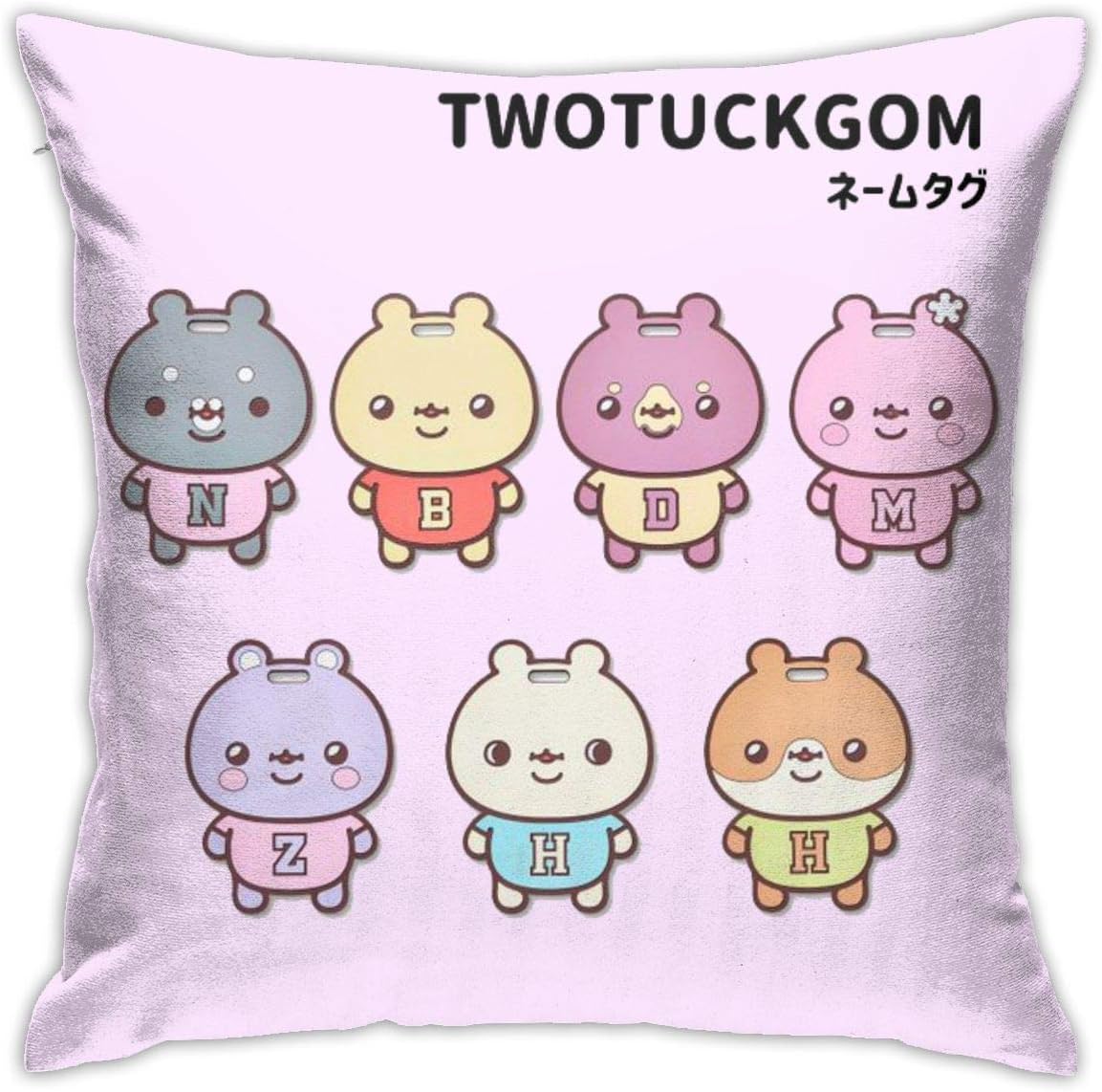 PrinceWu Kpop Pillow Kpop Pillowcase Multicoloured Generalduty 18inch18inch