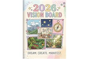 Amagogo Vision Board Book Schedule Planner 2026 Goal Setting Journal Daily Planners for Home