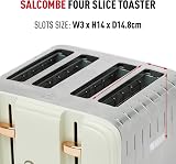 Haden Salcombe Cream 4 Slice Toaster 1900-2300W Defrost Reheat Cancel view 7