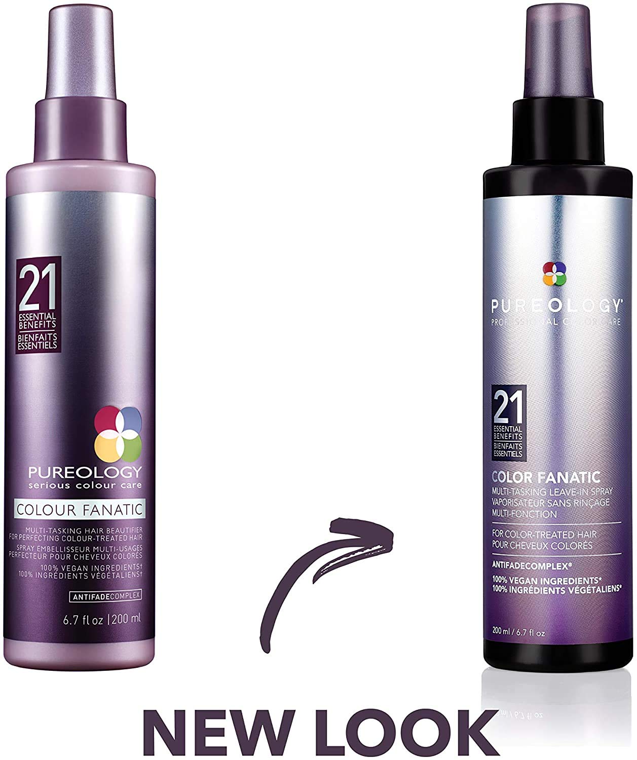 Pureology Colour Fanatic Leave-in Conditioner Hair Treatment Detangling Spray | Protects Hair Color From Fading | Heat Protectant | Vegan | 6.7 oz.: Pureology: Premium Beauty