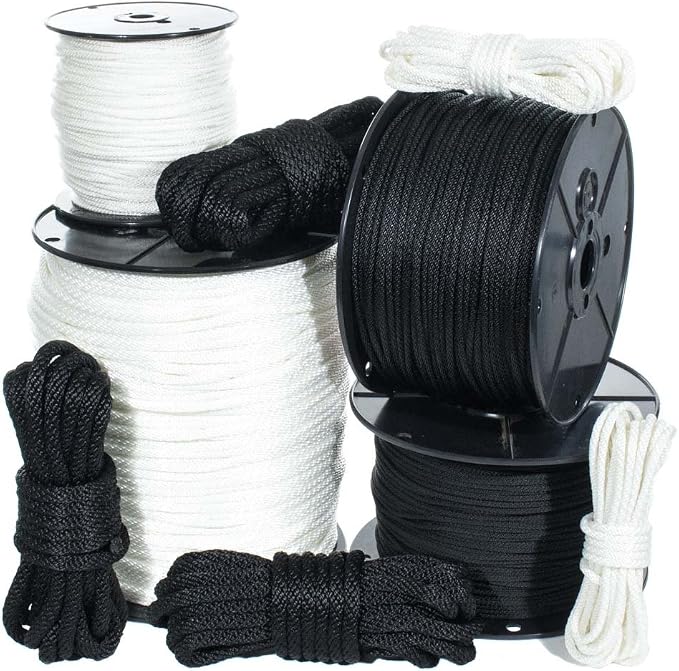 GOLBERG Solid Braid Nylon Utility Rope – 3/16 Zoll X 300 Fuß, Vielseitiges Allzweckseil