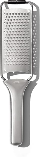 OXO Steel Grater Stainless Steel with Handle and Cover view 4