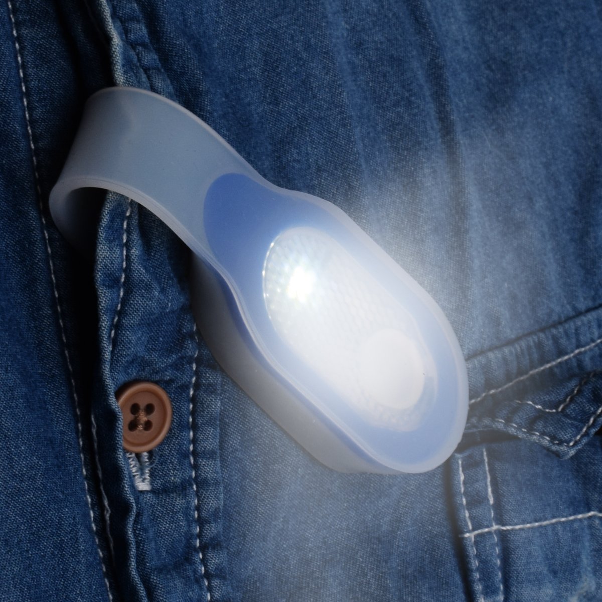 2016 News Clip-On Hands Free LED Torches – Pack of 2 - Outdoor Safety Rear Warning Light Lamp 3 Modes Clip On Clothes or Magnetic Surfaces for Hiking Dog Walking or Running Emergency Lamp for House Car Bike