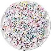 100pcs Animal Rabbit Polymer Clay Spacer Beads for Women Jewelry Making DIY Bracelet Necklace Earrings Accessories (Rabbit)