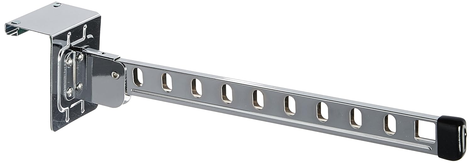 Organize It All Chrome Over door Folding Hanger Holder