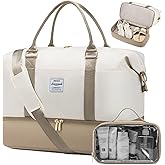 LOVEVOOK Travel Bag Weekender Bags for Women, Carry on Overnight with Shoe Compartment,Duffle with Laptop Pocket,Hospital Bag for Labor Delivery,Gym Tote with Toiletry