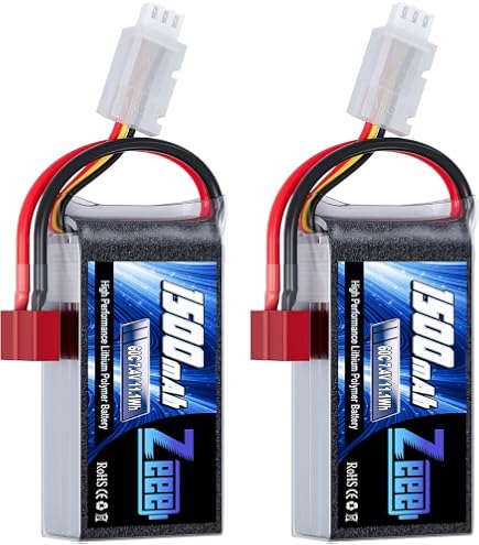 ZYGY 2PCS 7.4V 1000mah 2S Batterie Li-ION avec fiche JST et Chargeur 2 en 1 pour Voitures RC, acrobaties, camions, véhicules de Construction, Bateaux RC, excavateurs, modèles de Voitures Jouets ZYGY 2PCS 7.4V 1000mah 2S Batterie Li-ION avec fiche JST et Chargeur 2 en 1 pour Voitures RC, acrobaties, camions, véhicules de Construction, Bateaux RC, excavateurs, modèles de Voitures Jouets